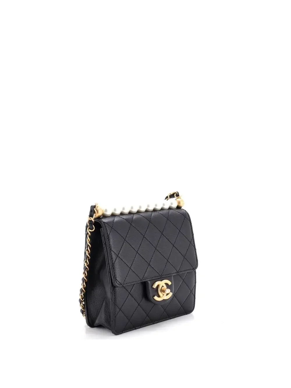 Chanel Chic Pearls Flap Bag Quilted #277134C29B